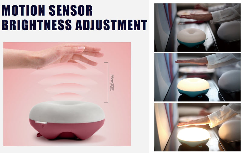 Chargez l&#39;image dans la visionneuse de la galerie, [Clearance] IPUDA Stylish CandyFloss Donut bedside Smart Gesture Sensor Light
