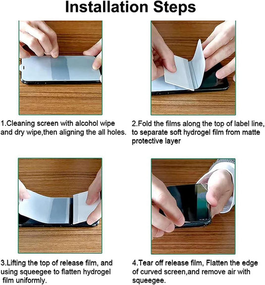 thumbnail image 2 of 2-Pack Privacy Hydrogel Film Soft TPU Screen Protector For IPhone - Dual Layer 2 of 5