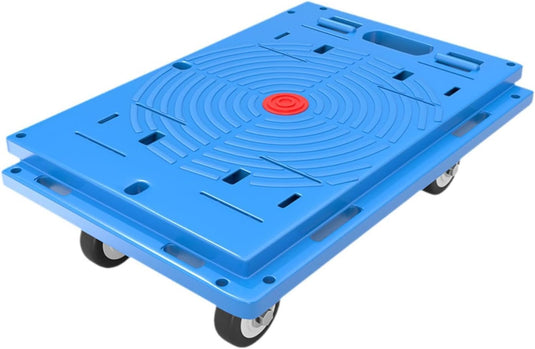 [42x28cm] Portable Joinable Platform Trolley Cart Moving Dolly Cart Max Load 60KG