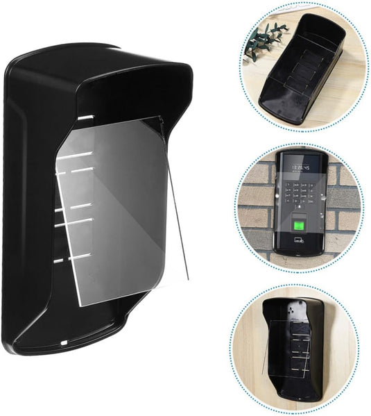 [With Shield] Universal Outdoor Waterproof Cover Rain Proof Shell For Access Control Doorbell Intercom