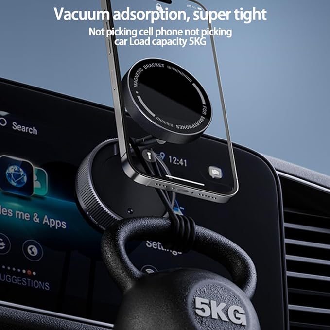 Chargez l&#39;image dans la visionneuse de la galerie, [K10A] Universal Super Strong Secure Vacuum Suction Magnet Phone Holder - Polar Tech Australia
