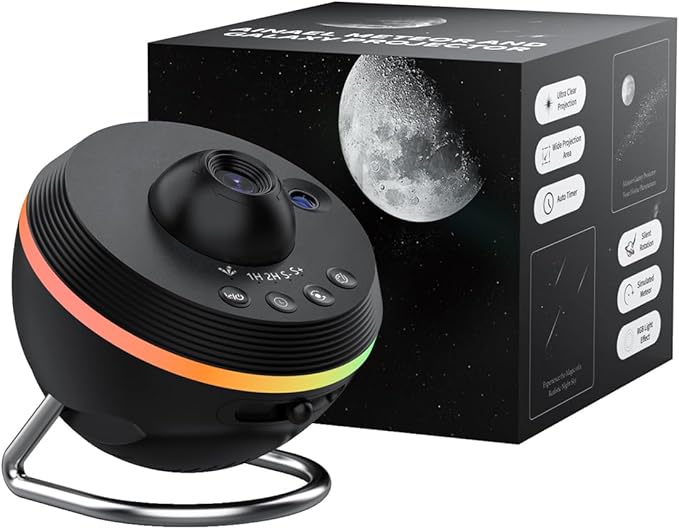 Load image into Gallery viewer, Star Projector, 360 Rotatable Galaxy Projector Wtih Timer,4K 13 HD Film Discsfor Bedroom, Night Light Projector for Kids &amp; Adults Bedroom Christmas Decor - Polar Tech Australia
