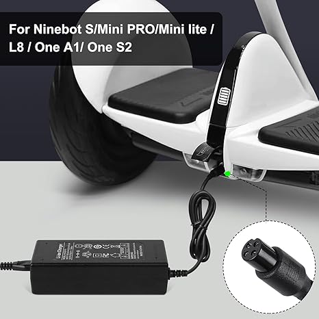 Load image into Gallery viewer, [70W/63V-1.1A][4 Pins] Segway Ninebot Scooter S/Mini PRO/Mini lite / L8 / One A1/ One S2/ S-MAX, N3M240, N3MM240 Replacement Charger - Polar Tech Australia
