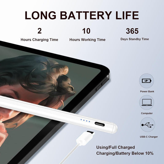 Universal Passive Capacitive Touch Screen Stylus Drawing Note Pen iPhone iPad Android Phone Tablet