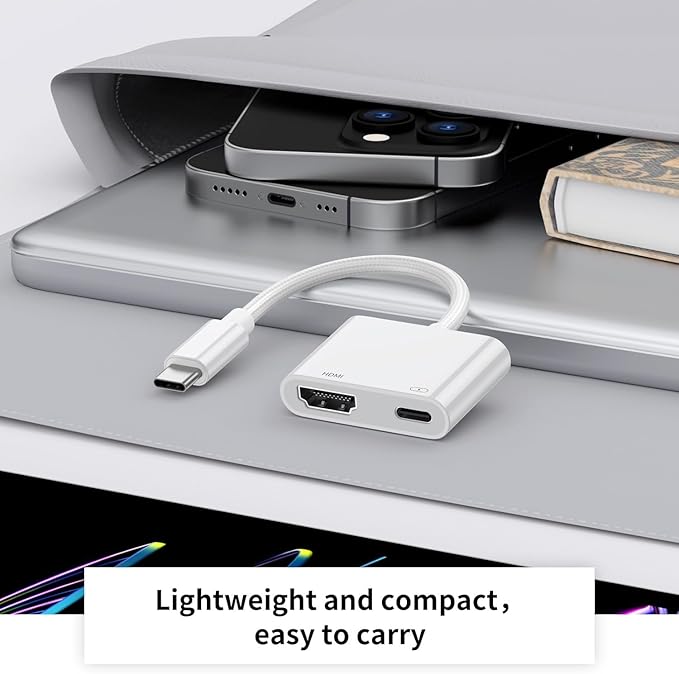 Load image into Gallery viewer, Type C / USB C to HDMI (4K@30Hz) &amp; PD 100W Splitter Adapter - Polar Tech Australia
