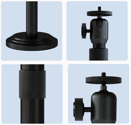 Universal Retractable Extension Aluminum Projector Ceiling/Wall Mount Bracket Holder (Single Screw Mounting Type) - Polar Tech Australia