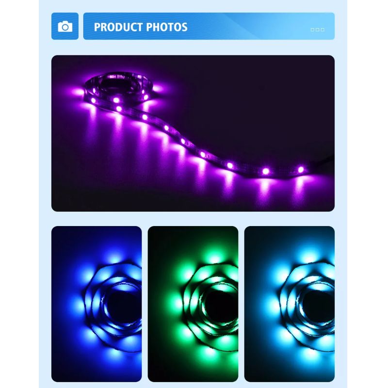 Cargue la imagen en el visor de la galería, RGB Lighting TV LED Backlights USB Backlight Strip 300CM WiFi &amp; Remote Control
