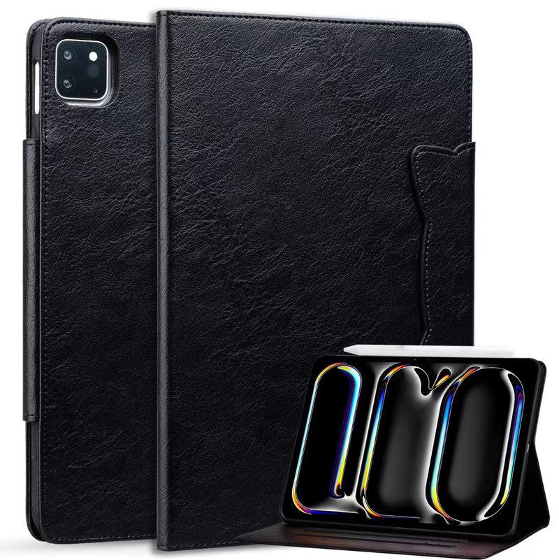 Cargue la imagen en el visor de la galería, Apple iPad 5/6 9.7&#39;&#39; 5/6th Gen (2017/2018) Business Retro Matte Leather Protective Case
