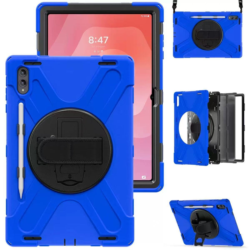 Load image into Gallery viewer, Samsung Galaxy Tab S11 Ultra (2025) 14.6" - Heavy Duty 360 Degree Rotate Stand Hand Strap Case With Shoulder Strap - i-Station Mobile Phone &amp; Electronic Device Repair and Accessories
