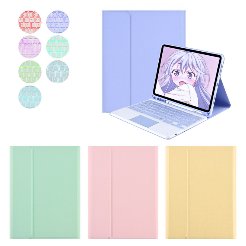 Cargue la imagen en el visor de la galería, Apple iPad 5/6 9.7&#39;&#39; 5/6th Gen (2017/2018) Smart Wireless Keyboard Flip Case With Backlit - i-Station Mobile Phone &amp; Electronic Device Repair and Accessories
