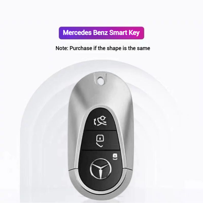 Chargez l&#39;image dans la visionneuse de la galerie, Mercedes Benz Stylish Elegant PU Leather Protection Car Key Fob Case Cover For Benz A, C, E, S-Class, GLC, GLE, GLS, GLS, EQC, EQS
