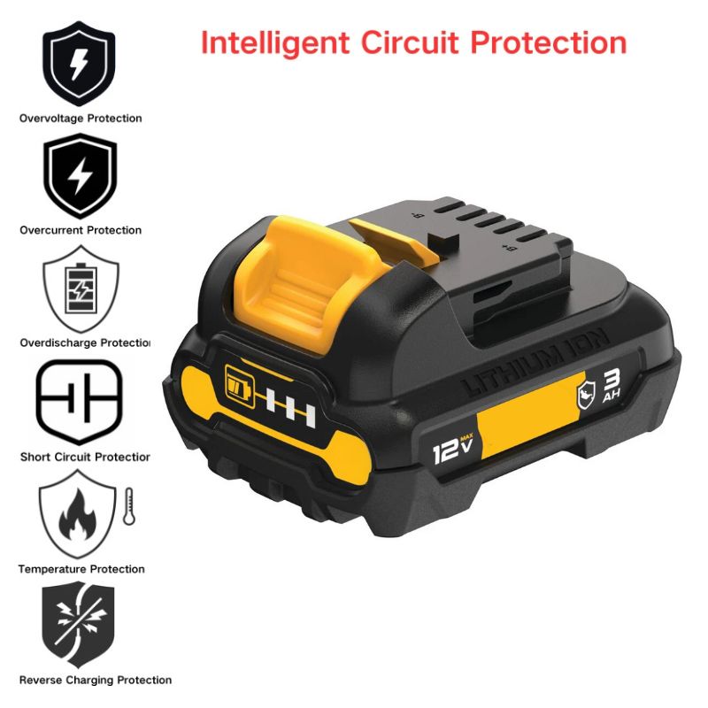Load image into Gallery viewer, [DCB120] DeWalt DCZ211S2R  DCD710 12V - Replacement Electrical Tool Li-ion Battery - Polar Tech Australia

