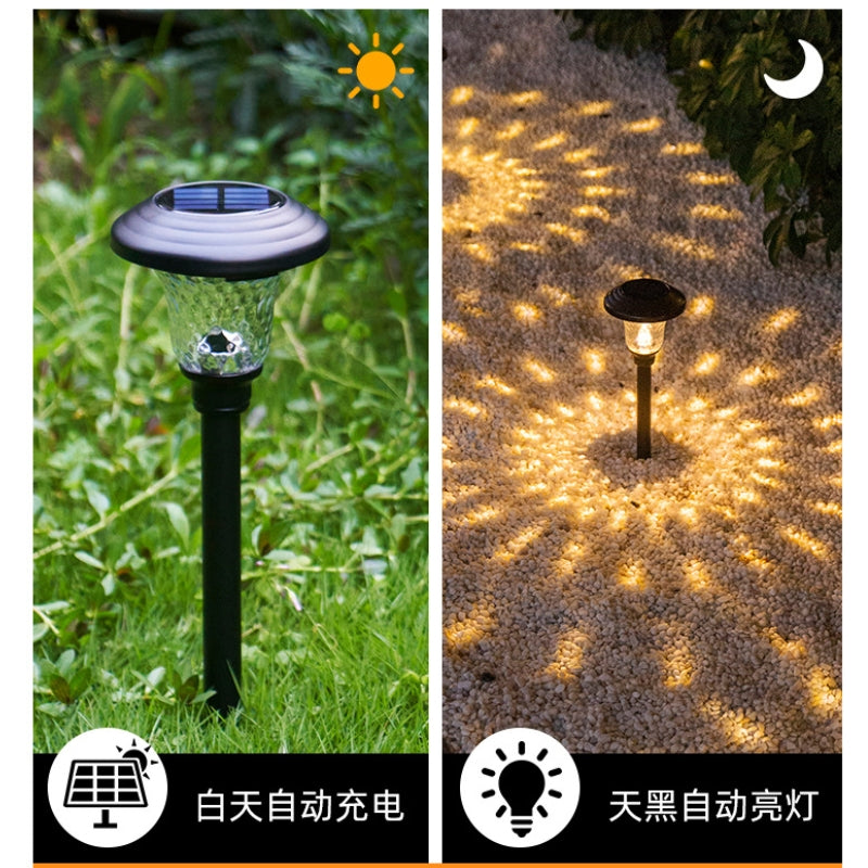 Load image into Gallery viewer, 4 Pack Solar Pathway Lights Warm yellow + Bright White Outdoor Garden Stake Glass LED Stainless Steel Waterproof Landscape Path Lighting for Yard Walkway Driveway Outside Silver - Polar Tech Australia
