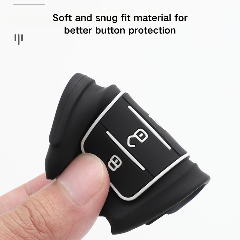 Chargez l&#39;image dans la visionneuse de la galerie, Mitsubishi Zinc Alloy + Silicone Car Key Fob Case Cover For Outlander, Eclipse Cross, ASX, Pajero, Lancer
