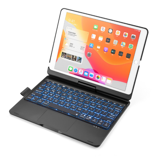 360 Degree Rotating Wireless Touchpad Keyboard Cover Case for iPad 10“/11” 10/11th Gen 2022/2025 - KIBO