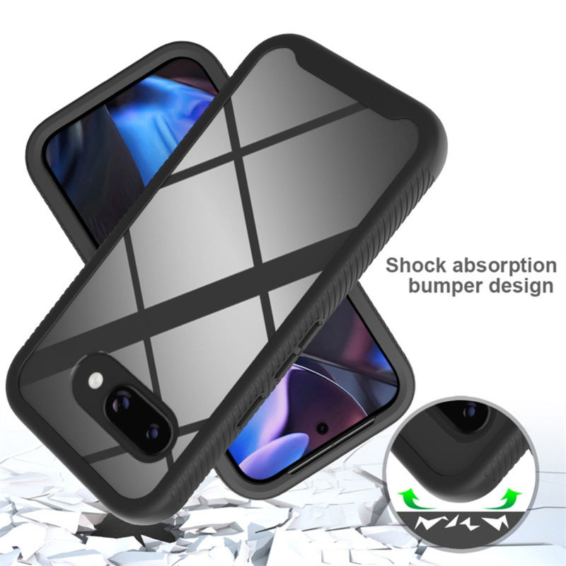 Cargue la imagen en el visor de la galería, Google Pixel 9A - Solid Color Shockproof TPU Clear PC Phone Case - Polar Tech Australia
