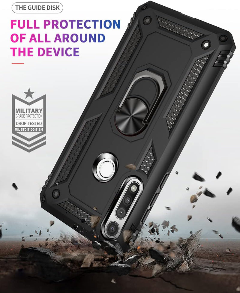 Cargue la imagen en el visor de la galería, [Magnetic Ring Kickstand] Motorola Moto G Fast - Shield Shockproof Rugged Heavy Duty Case - Polar Tech Australia
