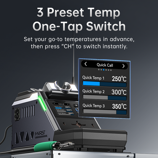 [DWS-P2] FNIRSI All-in-One F210 / F245 Smart Digital Display Constant-Temperature Soldering Station