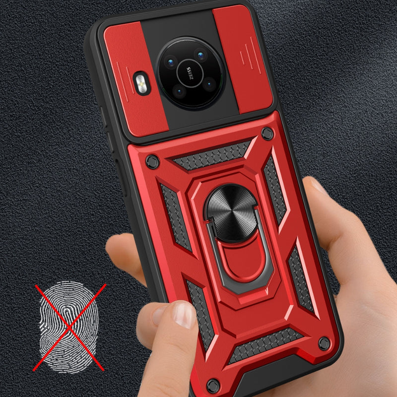 Load image into Gallery viewer, Nokia C21 - Heavy Duty Ring Holder Case with Shockproof &amp; Camera Guard Design
