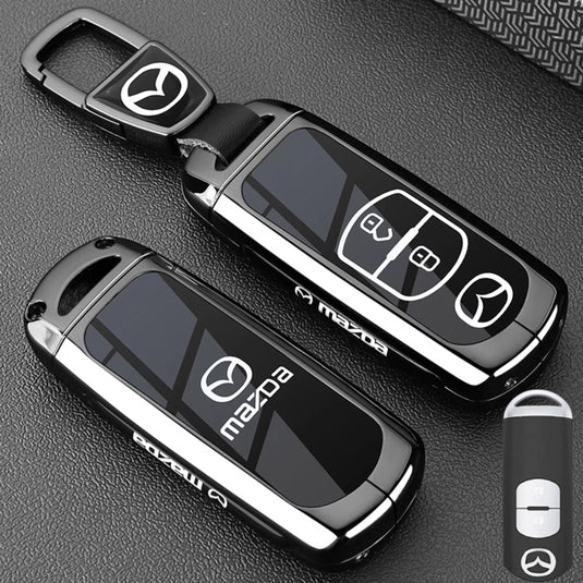 Mazda Zinc Alloy Car Key Fob Protective Case Cover For CX5, CX3, CX30, CX7, CX9, Mazda 2, 3, 6