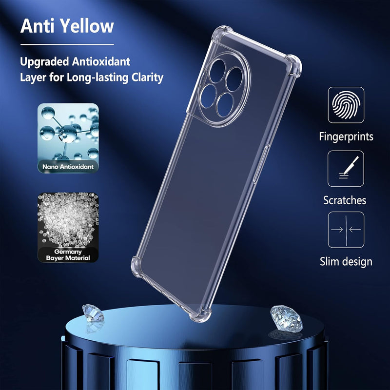 Cargue la imagen en el visor de la galería, OnePlus 1+11/11R - AirPillow Cushion Transparent Soft Clear TPU Four Corners Protective Case - Polar Tech Australia
