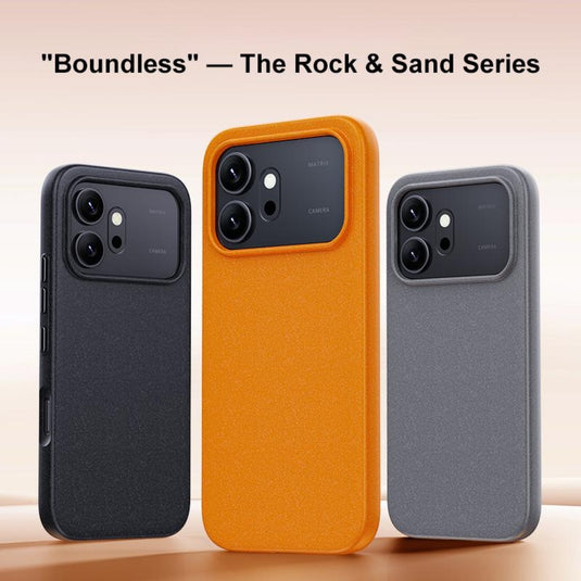 Honor 600 / 600 Pro - Boundless Series Rock Sand Magnetic Phone Case