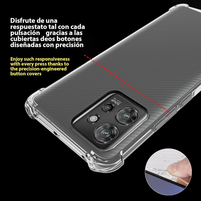 Chargez l&#39;image dans la visionneuse de la galerie, Motorola Moto ThinkPhone - AirPillow Cushion Transparent Soft Clear TPU Four Corners Protective Case - Polar Tech Australia
