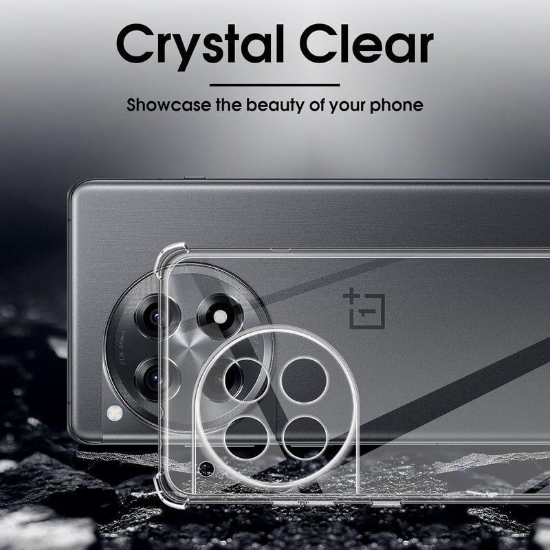 Chargez l&#39;image dans la visionneuse de la galerie, OnePlus 1+12/12R - AirPillow Cushion Transparent Soft Clear TPU Four Corners Protective Case - Polar Tech Australia
