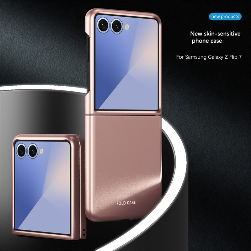Load image into Gallery viewer, Samsung Galaxy Z Flip7 5G - Skin Feel Electroplating PC Shockproof Phone Case
