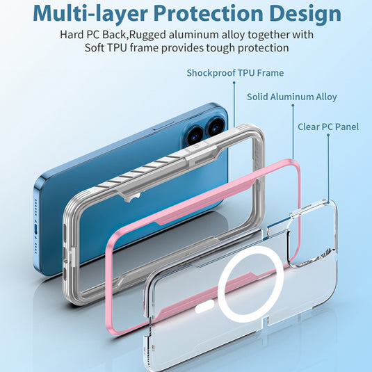Apple iPhone 17 Air - Shield Shockproof Heavy Duty Armor Case Cover With Magnetic Ring
