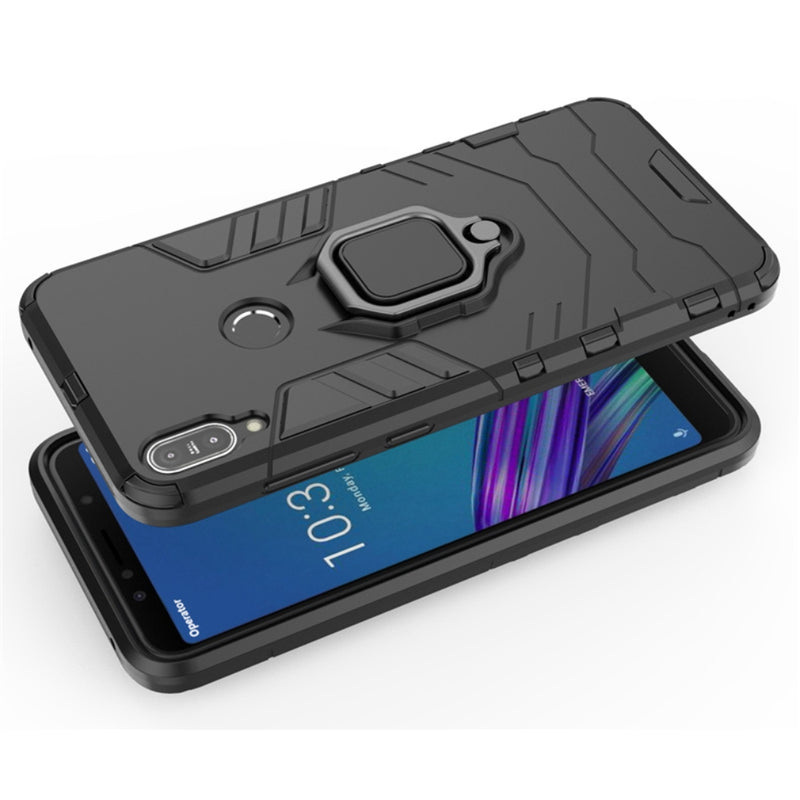 Load image into Gallery viewer, Asus Zenfone Max Pro (M1) ZB601KL/ZB602KL - Heavy Duty Armor Case With Ring Holder Stand - Polar Tech Australia
