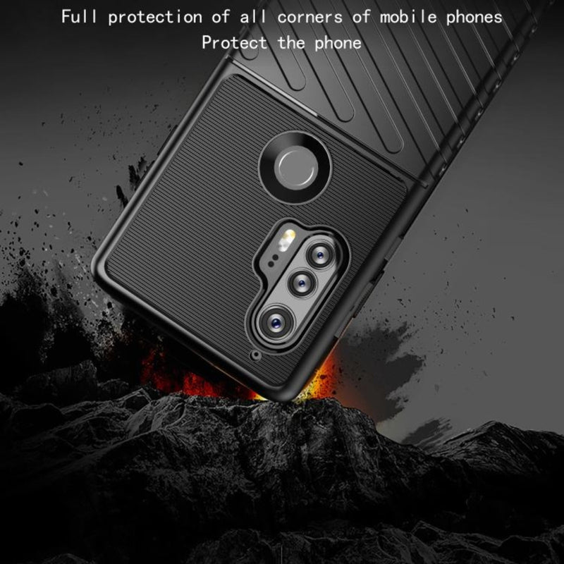 Load image into Gallery viewer, Motorola Moto Edge Plus 2020 - Thunder Series Twill Texture Thickened Anti-fall Protection TPU Case - Polar Tech Australia
