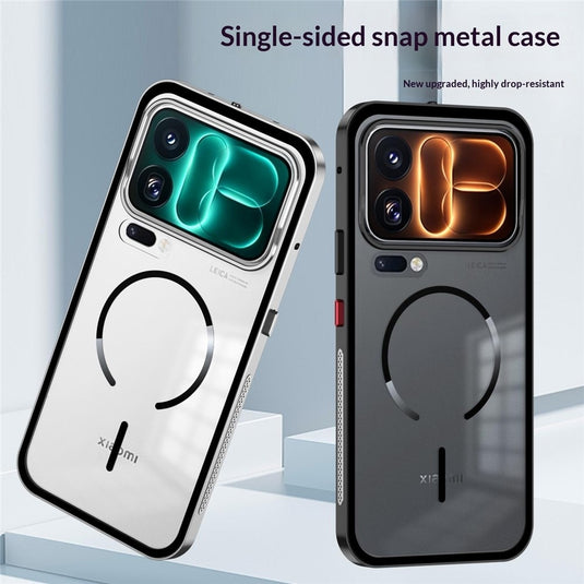 Xiaomi 18 Pro Max - Magnetic Aluminium Alloy Matte Phone Case