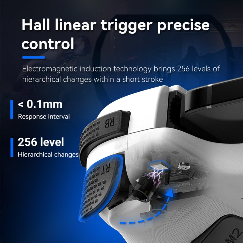 Chargez l'image dans la visionneuse de la galerie, D11 Wireless Game Controller Hall Effect Joystick Turbo Macro Back Buttons for Switch Android iOS PC
