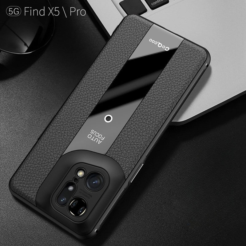 Load image into Gallery viewer, OPPO Find X5/Pro - Luxurious Litchi-Texture Silicone Protective Case - Polar Tech Australia
