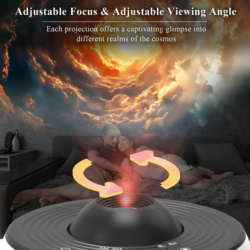 Cargue la imagen en el visor de la galería, Planetarium Projector Pro, Galaxy Projector Pro for Bedroom, Bluetooth Speaker | 13 HD 4K Film Sheets, Nebula Sky Light Projector For Kids Adults Desktop

