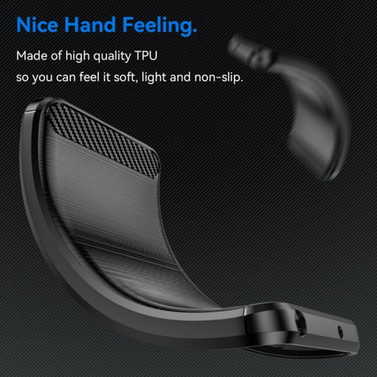 Honor X9d - Carbon Fiber Brushed Texture TPU Phone Case - Polar Tech Australia