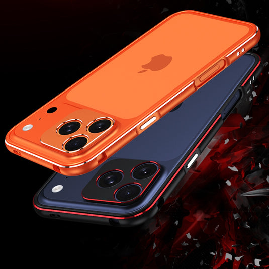 Apple iPhone 17 Pro - Aurora Series Metal Frame Phone Case