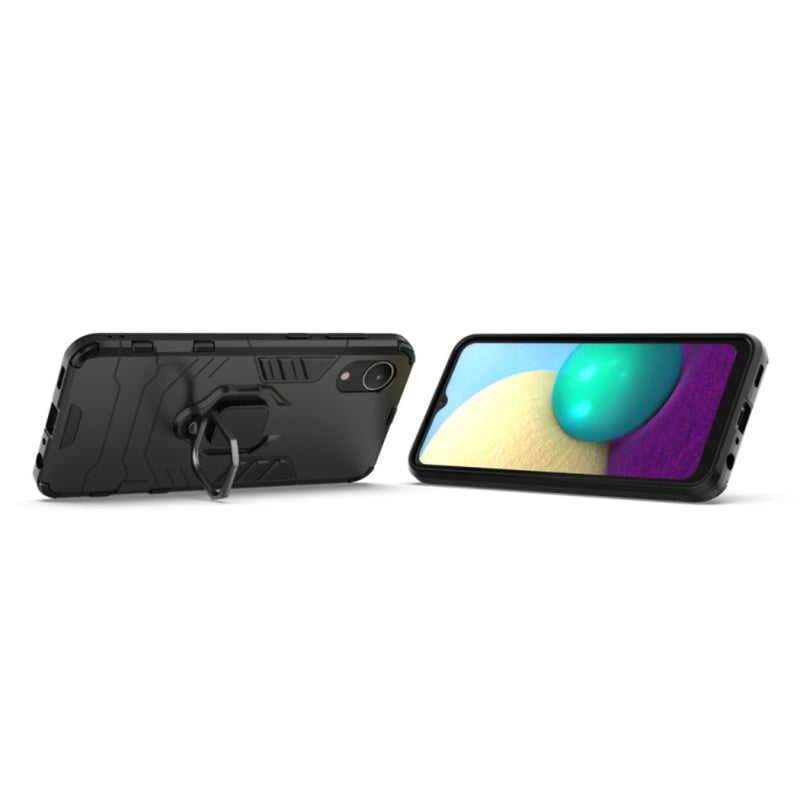 Chargez l&#39;image dans la visionneuse de la galerie, Samsung Galaxy A03 Core (SM-A032) - Heavy Duty Armor Case With Ring Holder Stand
