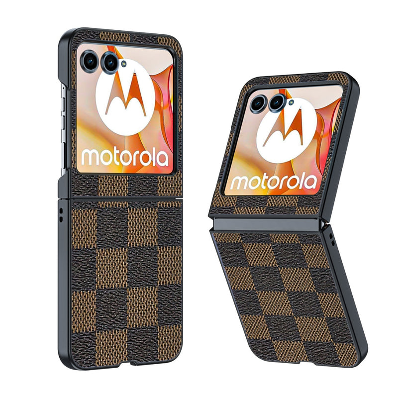 Chargez l&#39;image dans la visionneuse de la galerie, Motorola Moto Razr Plus 2024 - Elegant Leather Shock Resistant Full-Body Phone Cover - Polar Tech Australia
