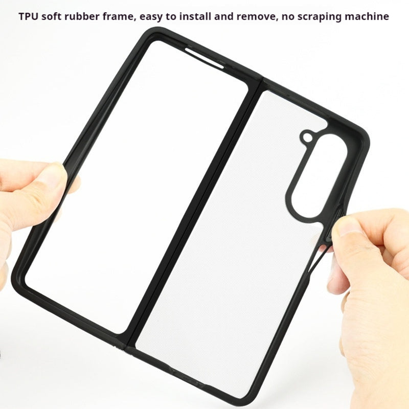 Load image into Gallery viewer, Samsung Galaxy Z Fold 6 (SM-F956) - Frosted TPU + Transparent PC Phone Case
