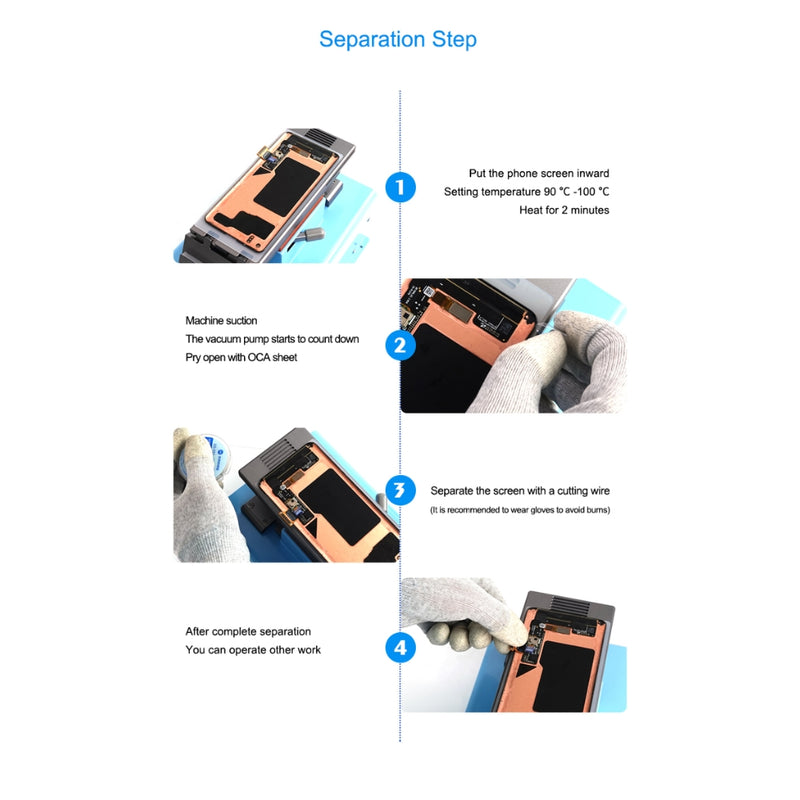 Chargez l&#39;image dans la visionneuse de la galerie, [S-918F] SUNSHINE Heater Vaccum LCD Separator Machine For Separating Edge S6,S7,S6+ S8 S8plus Edge Touch Screen Separator Machine - Polar Tech Australia
