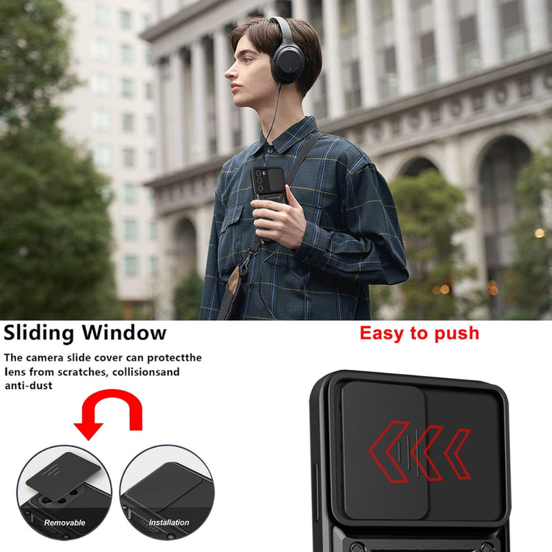 Load image into Gallery viewer, Motorola Moto G200 5G/Edge S30 - Heavy Duty Ring Holder Case with Shockproof &amp; Camera Guard Design
