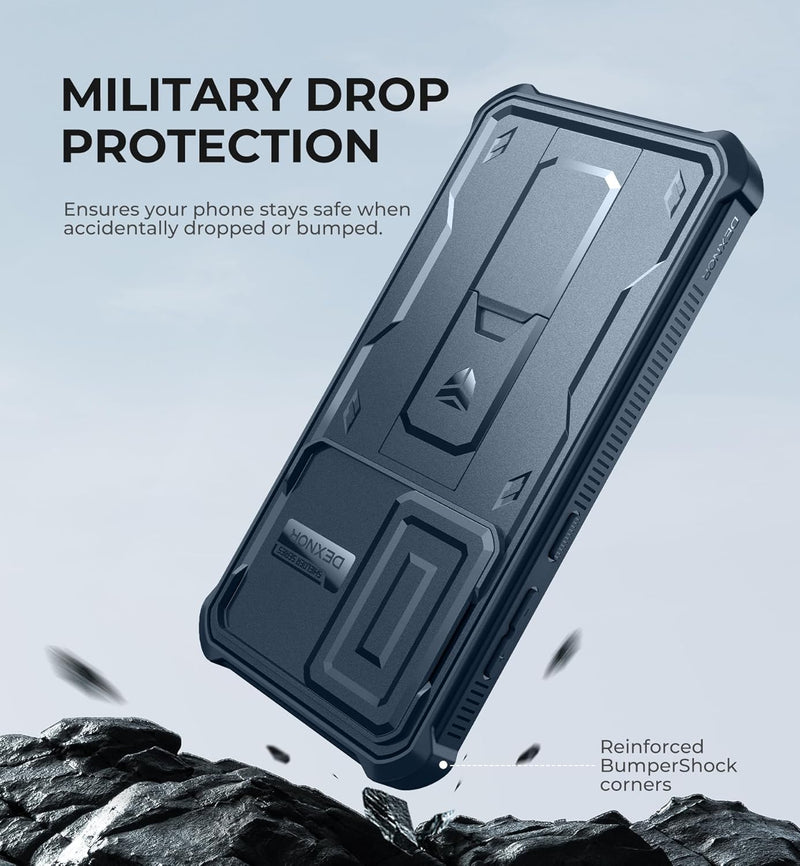 Load image into Gallery viewer, [Camera Cover &amp; Screen Protector &amp; Kickstand] Samsung Galaxy S24/PE/Plus/Ultra - Shockproof Rugged Case Full-Body Bumper Protective Heavy Duty Case - Polar Tech Australia
