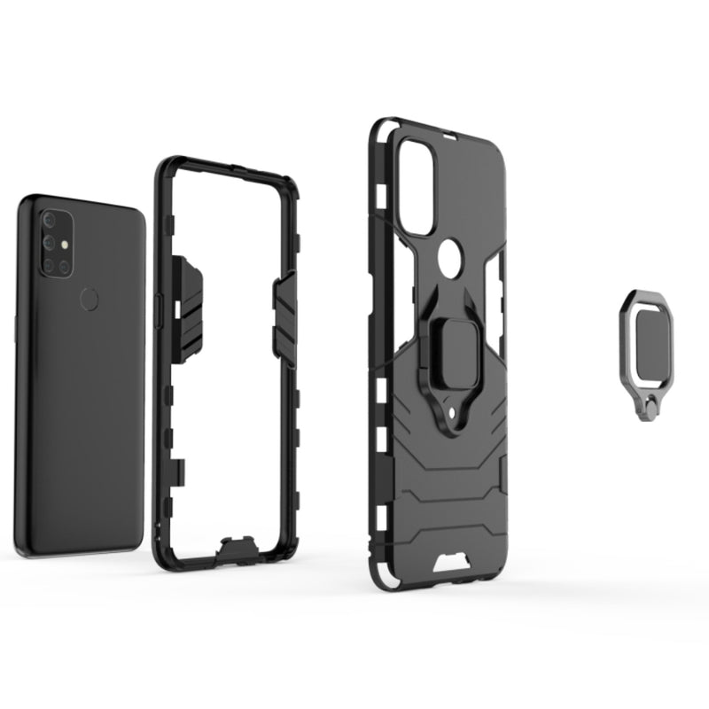 Chargez l&#39;image dans la visionneuse de la galerie, OnePlus Nord N20 - Heavy Duty Armor Case With Ring Holder Stand
