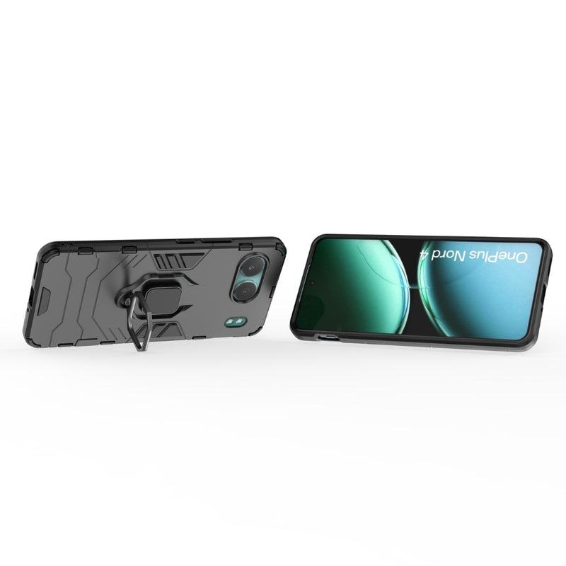 Chargez l&#39;image dans la visionneuse de la galerie, OnePlus Nord 4 - Heavy Duty Armor Case With Ring Holder Stand
