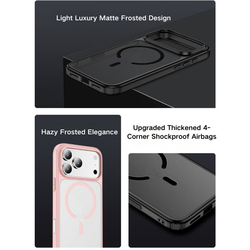 Load image into Gallery viewer, Apple iPhone 17 Pro Max - Matte Magnetic Shockproof Phone Case
