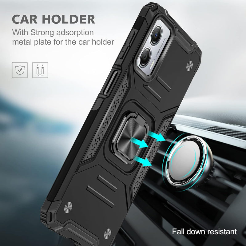Cargue la imagen en el visor de la galería, [Magnetic Rotable Kickstand] Motorola Moto G53 - Shield Shockproof Rugged Heavy Duty Case - Polar Tech Australia
