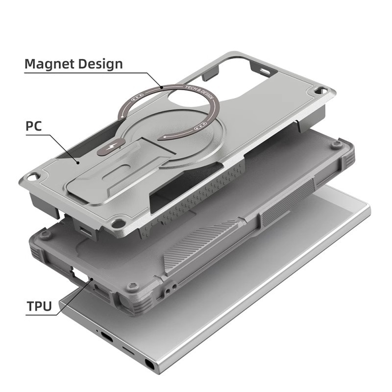 Load image into Gallery viewer, [Magsafe Compatible][Built-in Stand] Samsung Galaxy S26/Plus/Ultra - Military-Grade Shockproof Case - Polar Tech Australia
