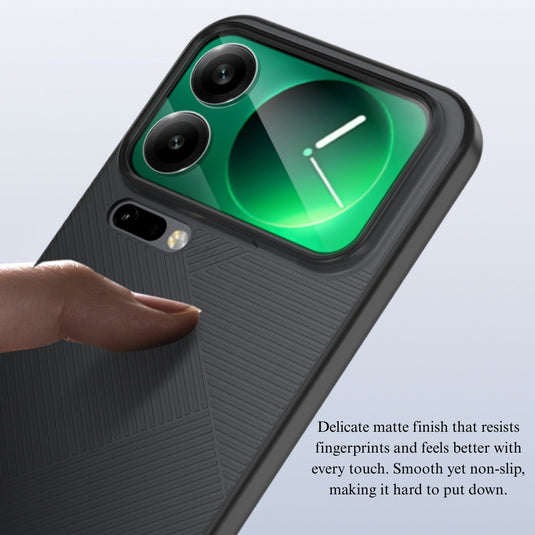 Xiaomi Mi 17 Pro - PC Geometric Stripe Skin-Feel Phone Case